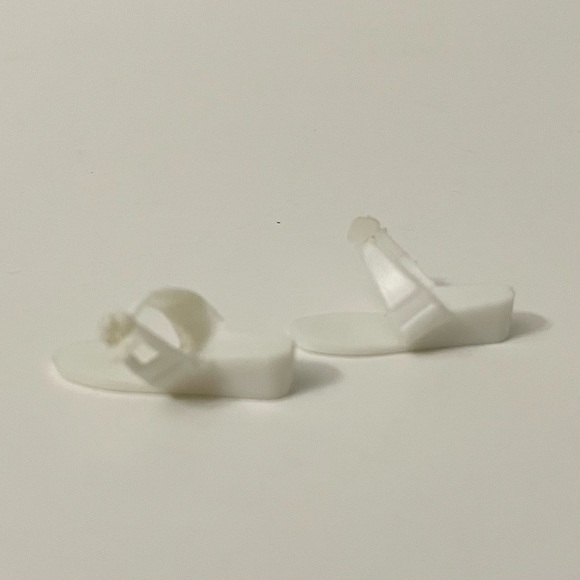 Vintage Ideal Tammy Doll Shoes White Sandals Japan - Picture 4 of 16
